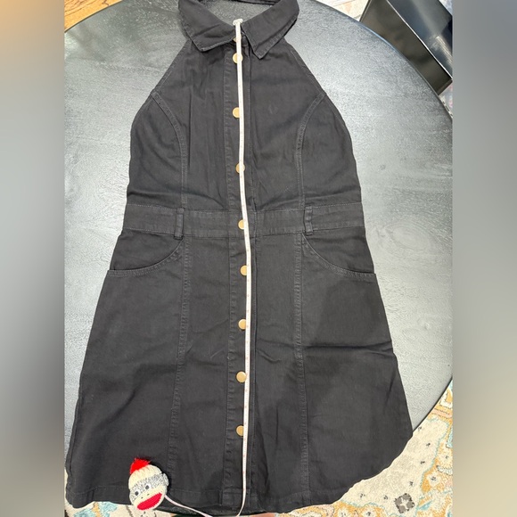 🆕🖤👗Free People👗🖤Black Sami Dress Size Medium - Picture 11 of 12